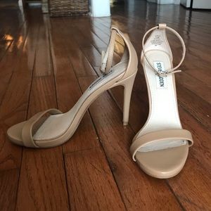 Steve Madden Stecy | Nude Strappy Pumps